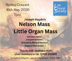 Spring Concert - Haydn Nelson Mass and Little Organ Mass - 16th May 26